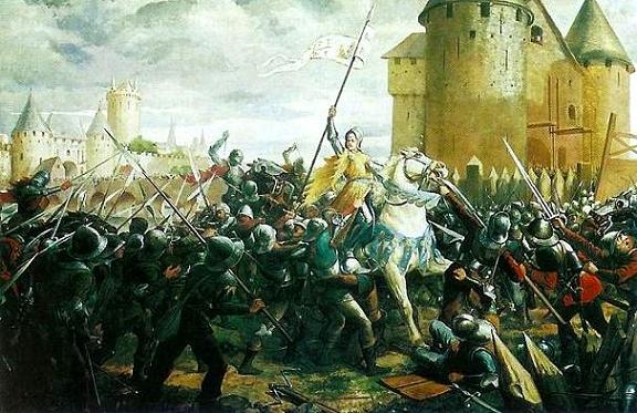 Jeanne d'Arc est capture par les Bourguignons