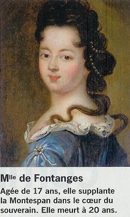 Mlle de Fontanges - Elle meurt  20 ans